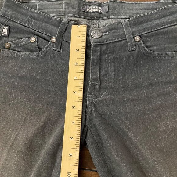Rock and Republic Women's Rebellion Denim Jeans Size 27 - Picture 3 of 12
